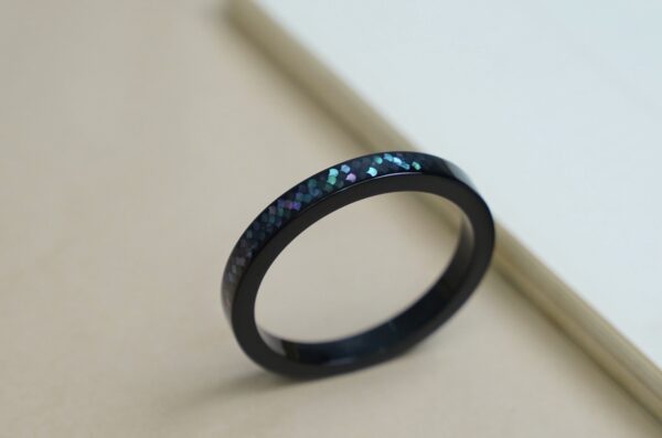 Whole fish scale mother-of-pearl