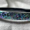 Fully inlaid geometric mother-of-pearl bracelet